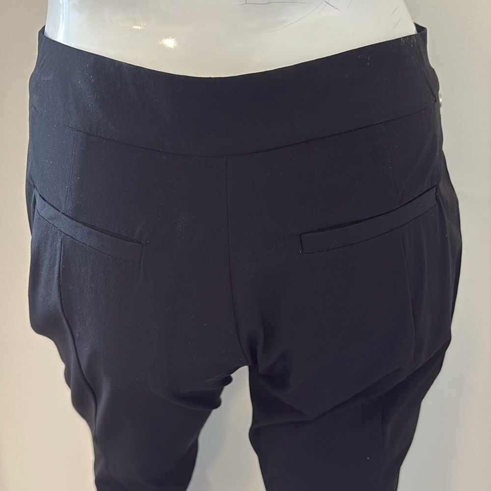 Heliot Emil Moraine Slim Fit Bootcut Trouser Pant Snap Cuff Zipper Details DK 36 - Picture 10 of 14